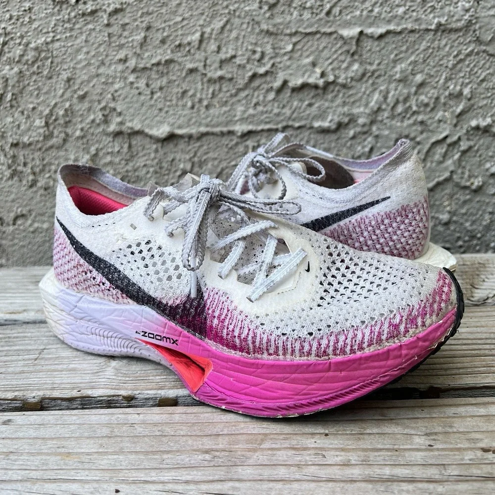 Nike Shoes Women Size 8 ZoomX Vaporfly Next% 3 White Vivid Purple